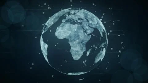 Technology network Illustrazione stock