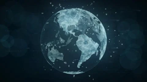 Technology network Stock-Illustration