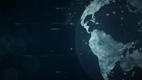 Technology network Stock Illustration