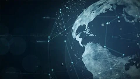 Technology network Stock-Illustration