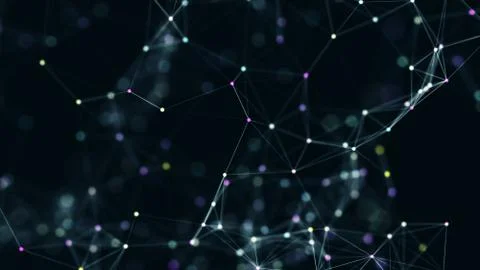 Technology network. Illustrazione stock