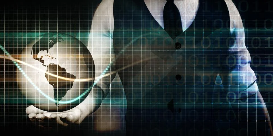 Technology Network 库存插图