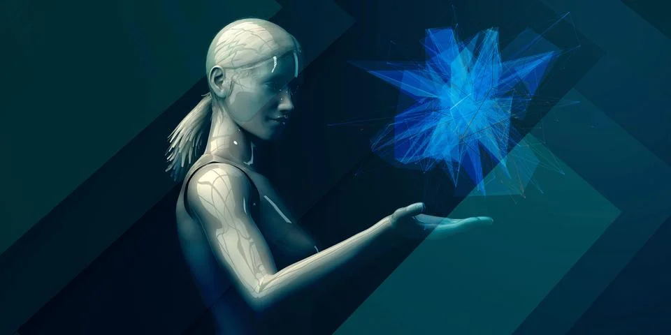 Technology Network 库存插图