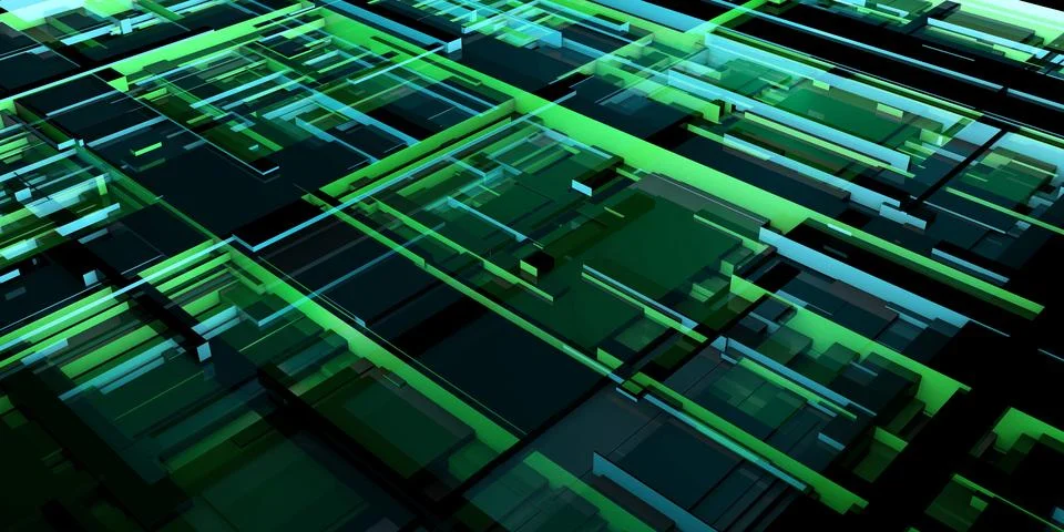 Technology Network Stock Illustration