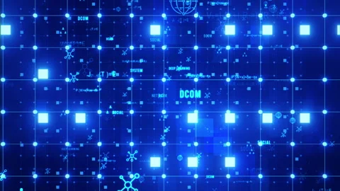 Technology Network Loop 스톡 동영상 237239927