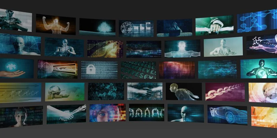 Technology Network Stock Photos