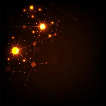 Technology network of the world of communication. Stock Illustration