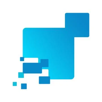 Technology Networking Box Fragment Vector Graphic Design Stock-Illustration