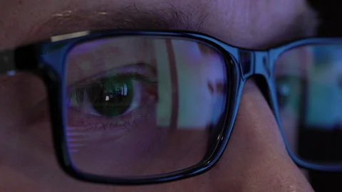 Technology networking cyber security man at computer coding Stock Footage 161993307