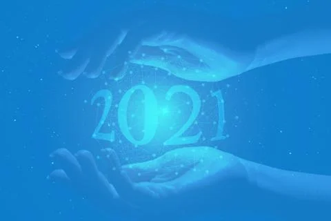 Technology in the new 2021, the development of the industry and a technologic Stock Photos