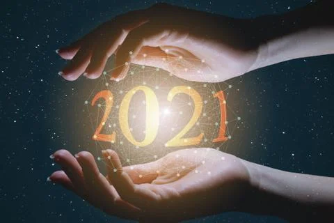 Technology in the new 2021, the development of the industry and a technologic Stock Photos
