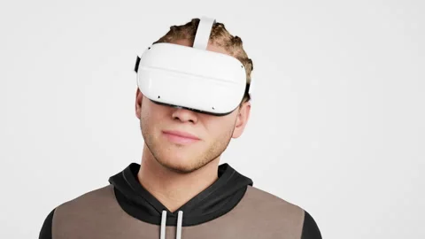 Technology, online game, entertainment, virtual world in 3D simulation Stock Footage 244646294