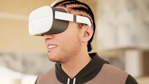 Technology, online game, entertainment, virtual world in 3D simulation Stock Footage 245554603