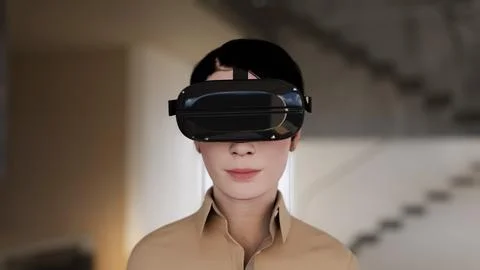 Technology, online game, entertainment, virtual world in 3D simulation Illustrazione stock