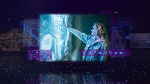 Technology Opener After Effects stock