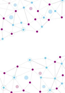 Technology or science abstract background, size A4 Stock Illustration