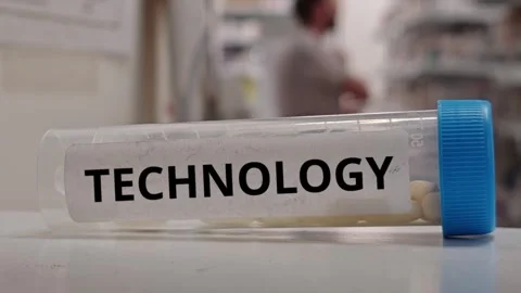 TECHNOLOGY oral tablet research development clinical trial and evidence concept Stock Footage 347408456