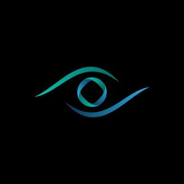 Technology Orbit Eye Logo Stock Illustration