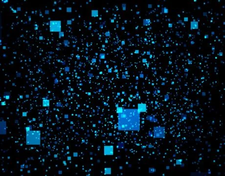 Technology particle network data transmission イラスト素材