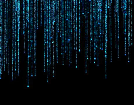 Technology particle network data transmission イラスト素材