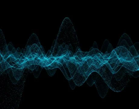 Technology particle network data transmission イラスト素材