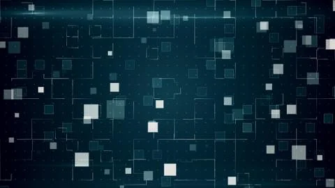 Technology pattern. 3d illustration abstract technology background Stock Illustration