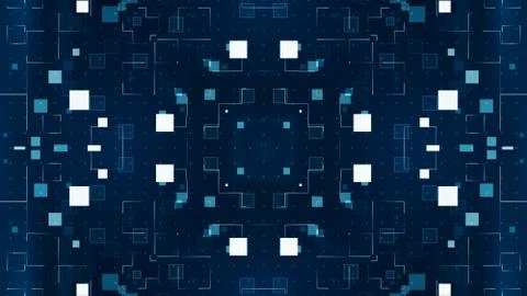 Technology pattern. 3d illustration abstract technology background Stock Photos