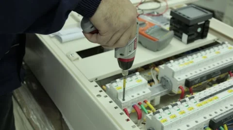 Technology- people collect electronic systems Stock Footage 46517115