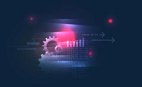 Technology Performance Abstract - Illustration Stock Illustration