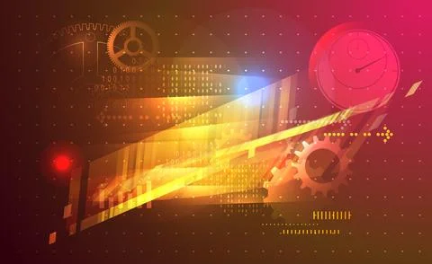 Technology Performance Abstract - Illustration Stock Illustration