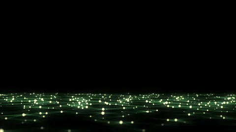 Technology perspective grid background. Digital space wireframe landscape. Stock-Footage 314109927