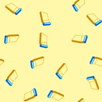 Technology pipeline isometric icon seamless pattern Stock Illustration