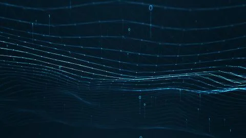 Technology plexus network concept. Illustrazione stock