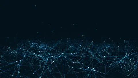 Technology plexus network concept. Stock Illustration