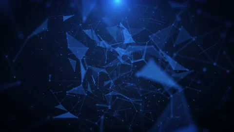 Technology Plexus Scientific Digital Visualization Data Communication Network. Stock Footage 182008929