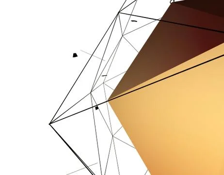 Technology polygon satellite, data transmission and storage Illustrazione stock