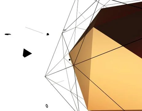 Technology polygon satellite, data transmission and storage Illustrazione stock