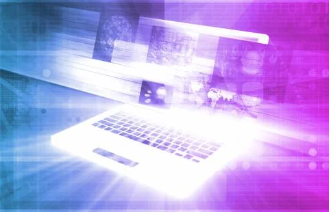 Technology privacy Illustrazione stock