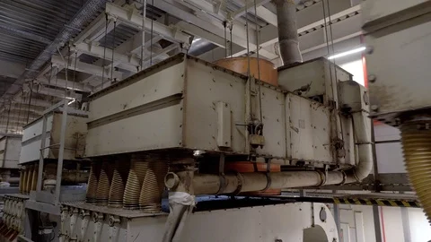 Technology production plant Stock Footage 96394353