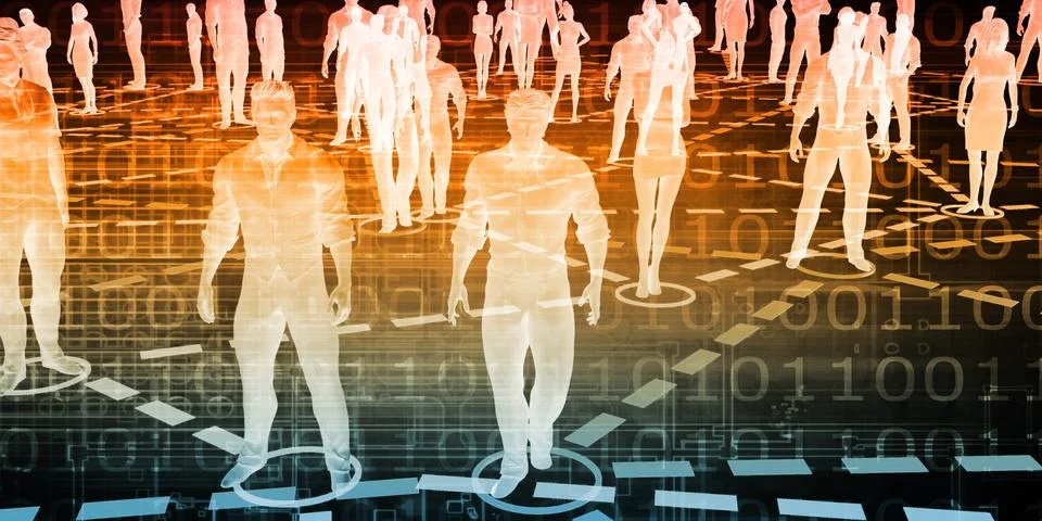 Technology Professionals Stock Illustration