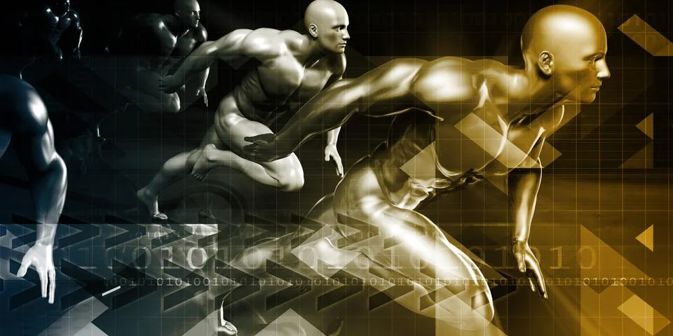 Technology Research Stock Illustration