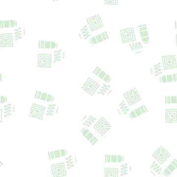 Technology of rfid glyph seamless pattern Stockillustratie