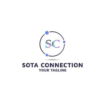 Technology S vector logo design Stock Illustration