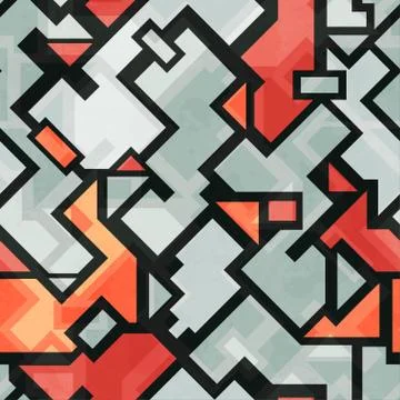 Technology seamless pattern Stock Illustration