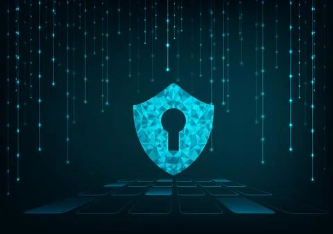 Technology security Illustrazione stock