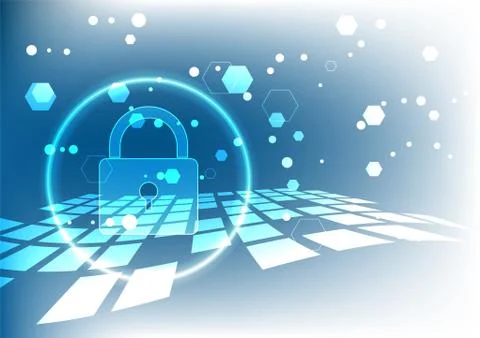 Technology security Stock Illustration
