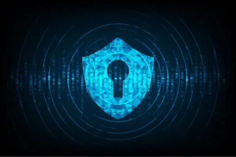 Technology security Illustrazione stock