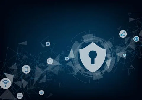Technology security Stock Illustration