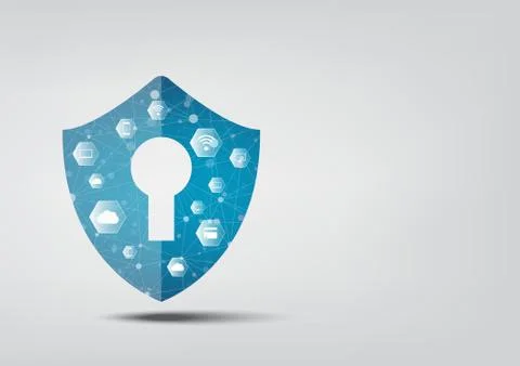 Technology security Stock Illustration