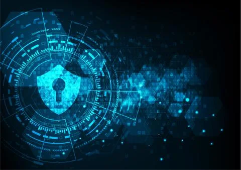 Technology security Illustrazione stock